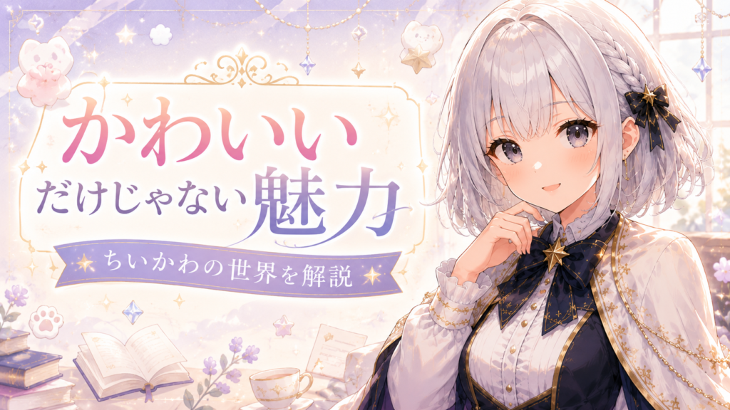 受付嬢ルナがちいかわのかわいいだけではない不思議で奥深い魅力を紹介している画像