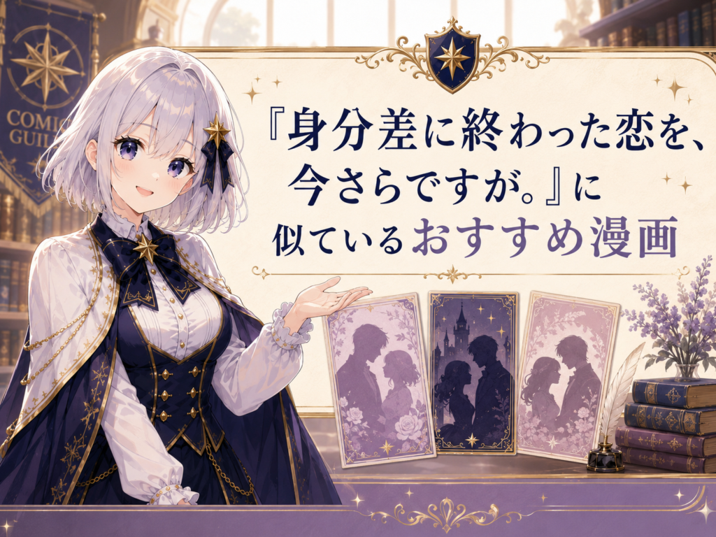 ルナが「身分差に終わった恋を、今さらですが。」に似ているおすすめ漫画を案内しているH2画像
