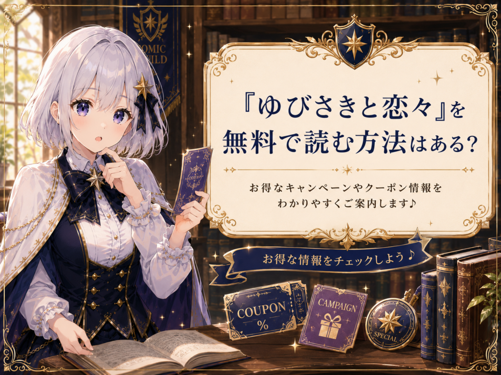 ゆびさきと恋々を無料で読む方法について紹介するルナのイラスト