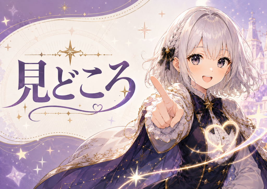 受付嬢ルナが『団長、その色気どうにかしてください！』の見どころを紹介している画像