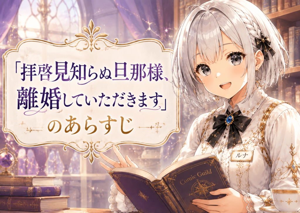 「拝啓見知らぬ旦那様、離婚していただきます」のあらすじを紹介するルナのH2画像
