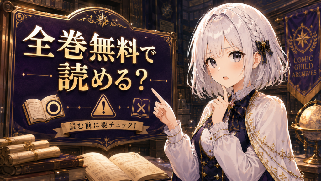ルナが『婚約者が浮気相手と駆け落ちしました』を全巻無料で読めるか注意点を案内している画像