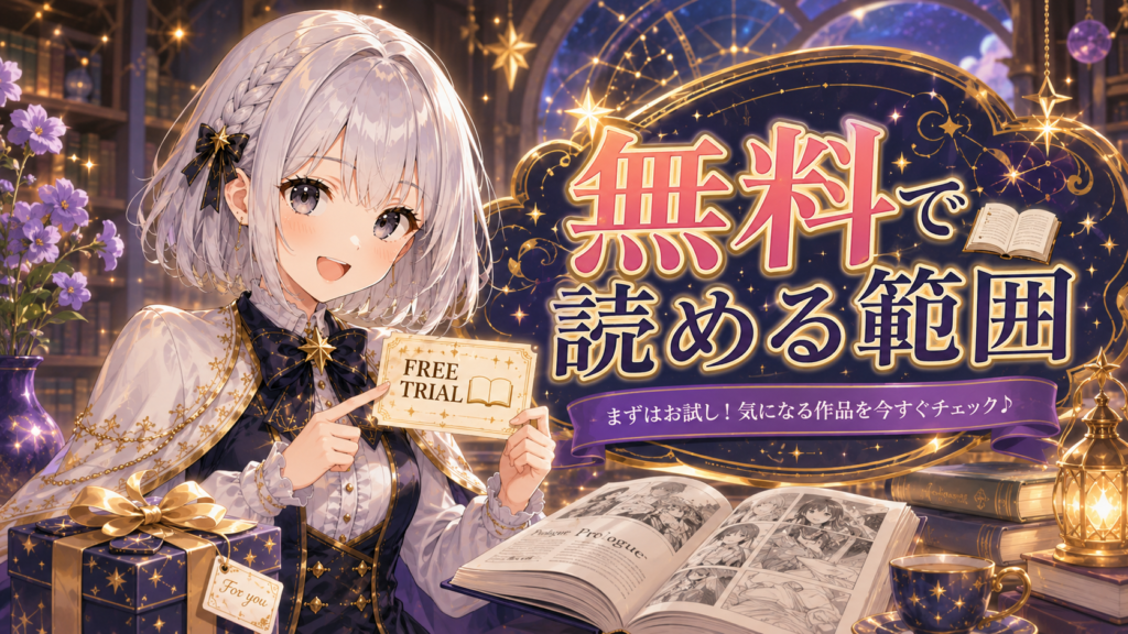 ルナが『婚約者が浮気相手と駆け落ちしました』を無料で読める範囲を案内している画像
