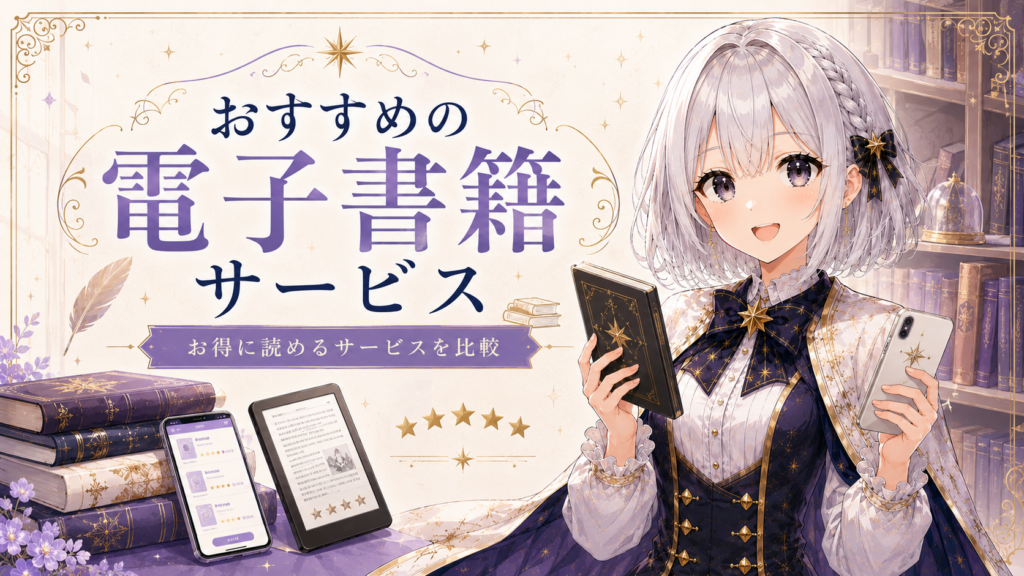 「葬送のフリーレン」を読むのにおすすめの電子書籍サービスを紹介する画像