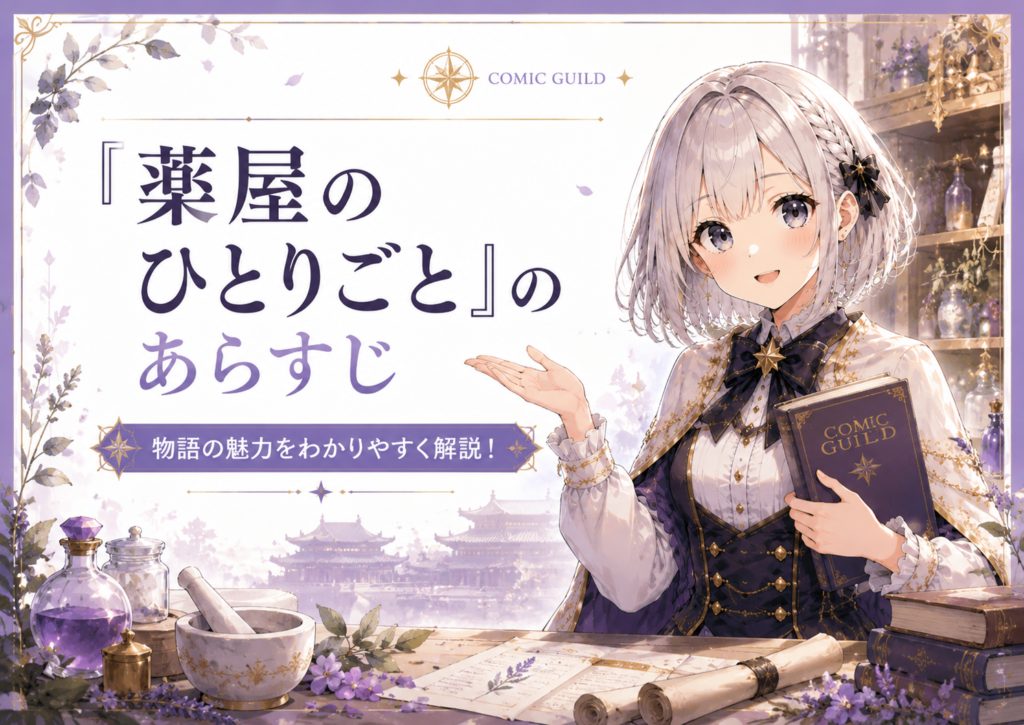 「薬屋のひとりごと」のあらすじをネタバレ少なめで紹介する画像