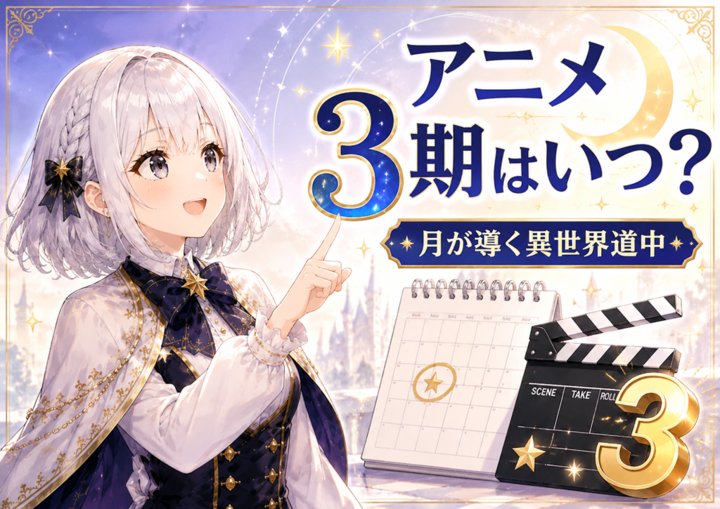 月が導く異世界道中アニメ3期の制作決定と放送時期を紹介するH2画像