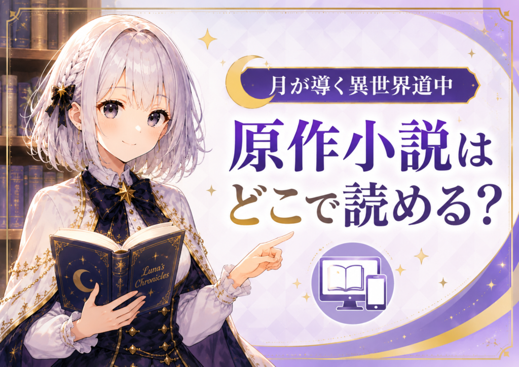月が導く異世界道中の原作小説がどこで読めるかを紹介するH2画像