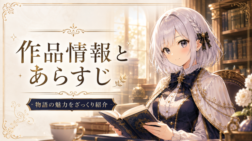 受付嬢ルナが『オールワークスメイド』の作品情報とあらすじを紹介しているH2画像