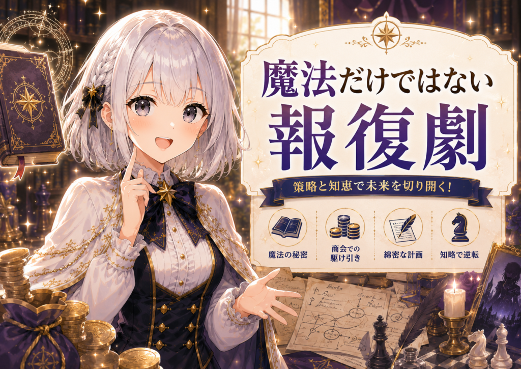 魔法や商会経営、策略で進む『ブチ切れ令嬢は報復を誓いました。』の見どころ