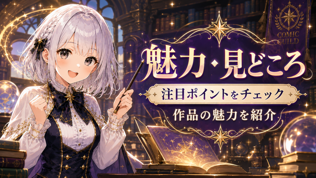 受付嬢ルナが『ふつつかな悪女ではございますが』の魅力や見どころを紹介しているH2画像