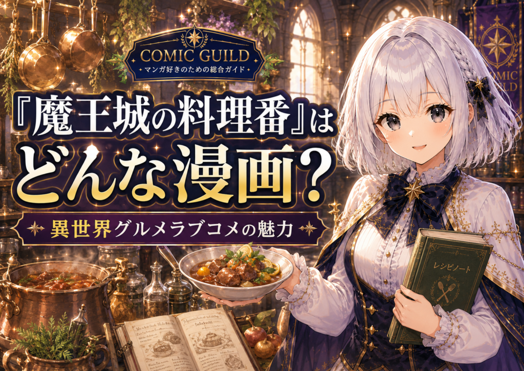 『魔王城の料理番』の異世界グルメラブコメとしての魅力をルナが紹介するH2画像